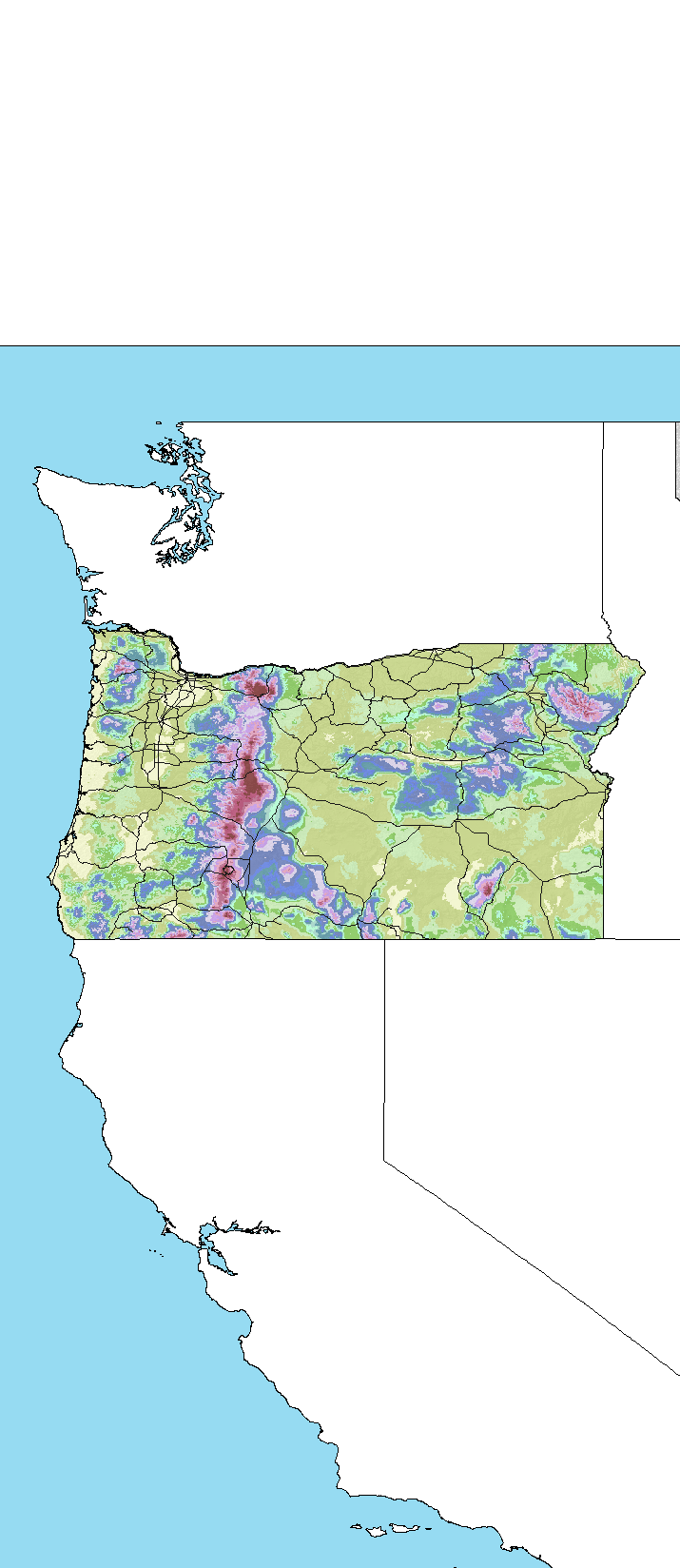 Oregon Snow Load Map